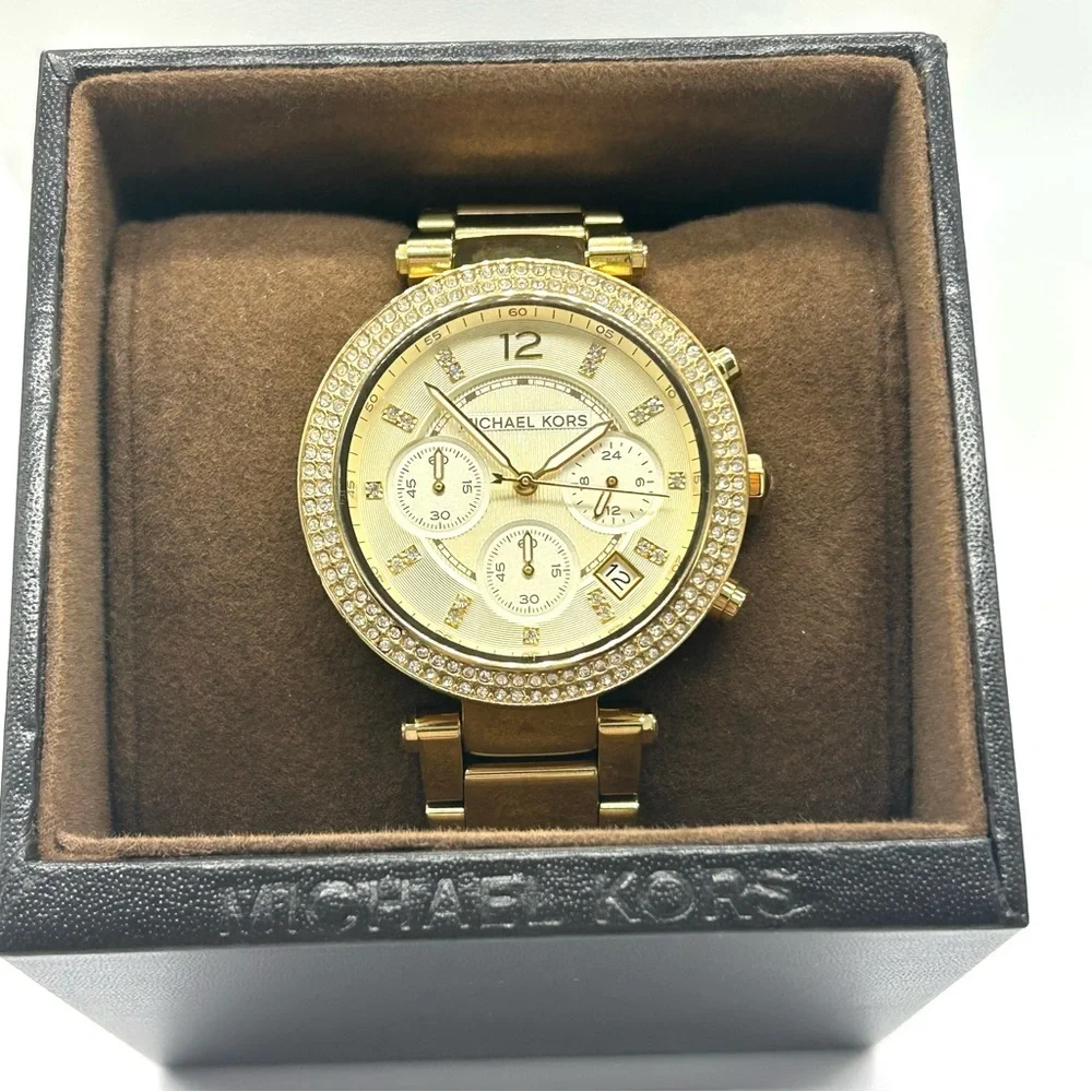 Michael Kors | Accessories | Michael Kors Parker Gold Watch  display picture 2